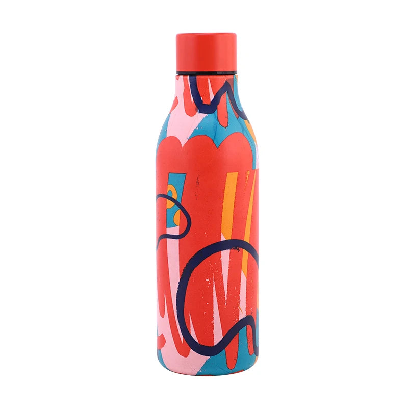 Frosted Soft Touch Insulated Drink Bottle  550ml