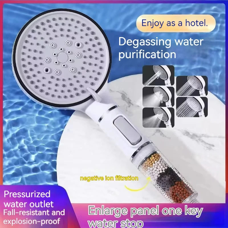 With  Filter Rain Jet Hand Shower head