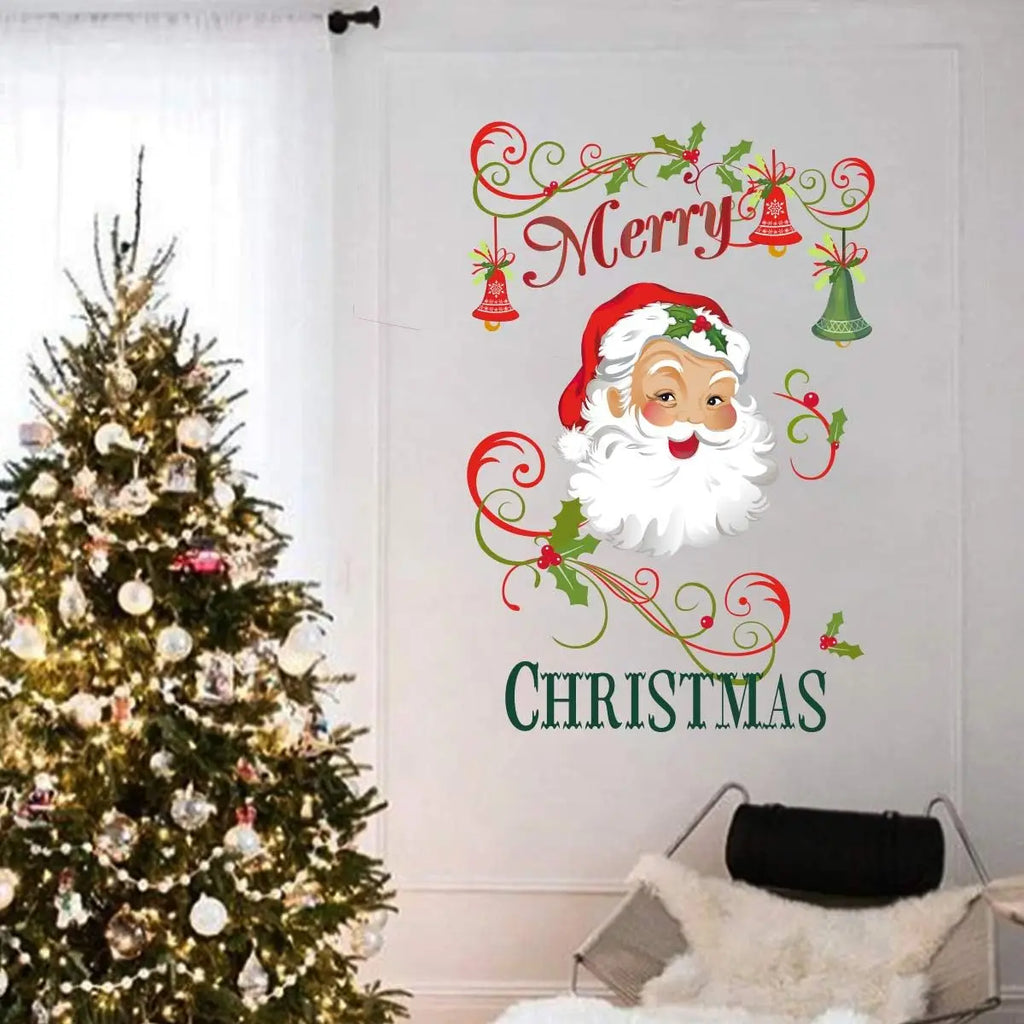 Christmas Decorations  Electrostatic Glass Decals