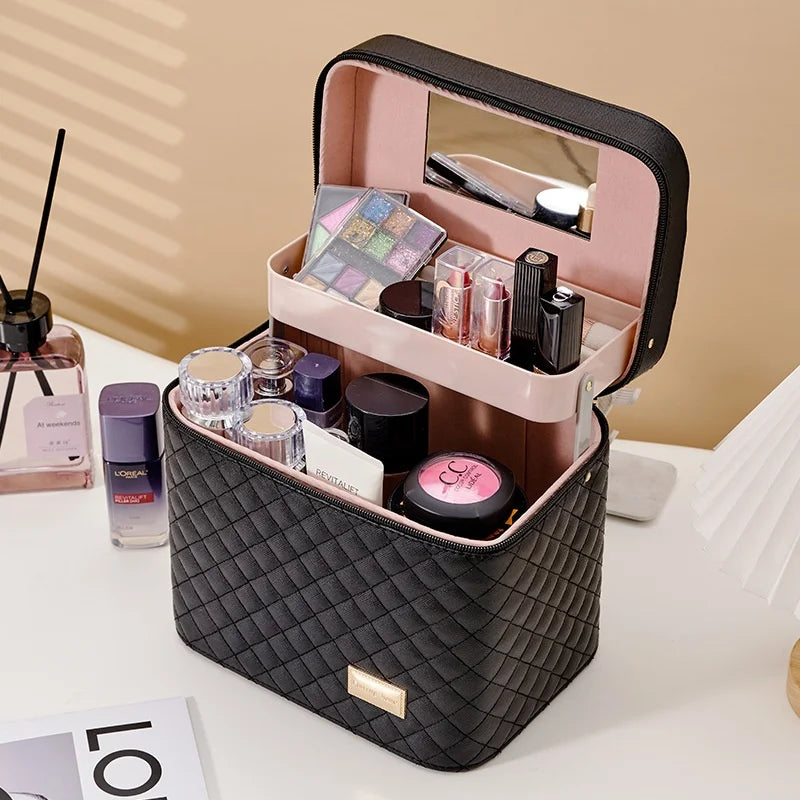Six-Open Makeup Case  Beauty Tool makeup bag