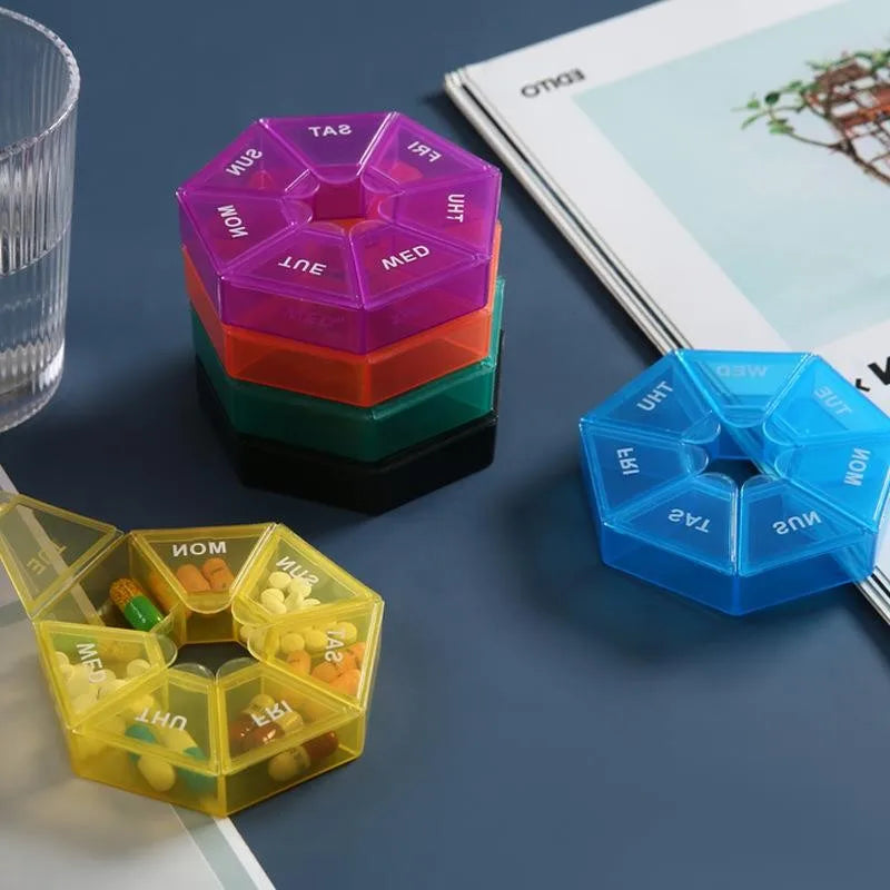 One Week Medication Box 7 Days Capsule