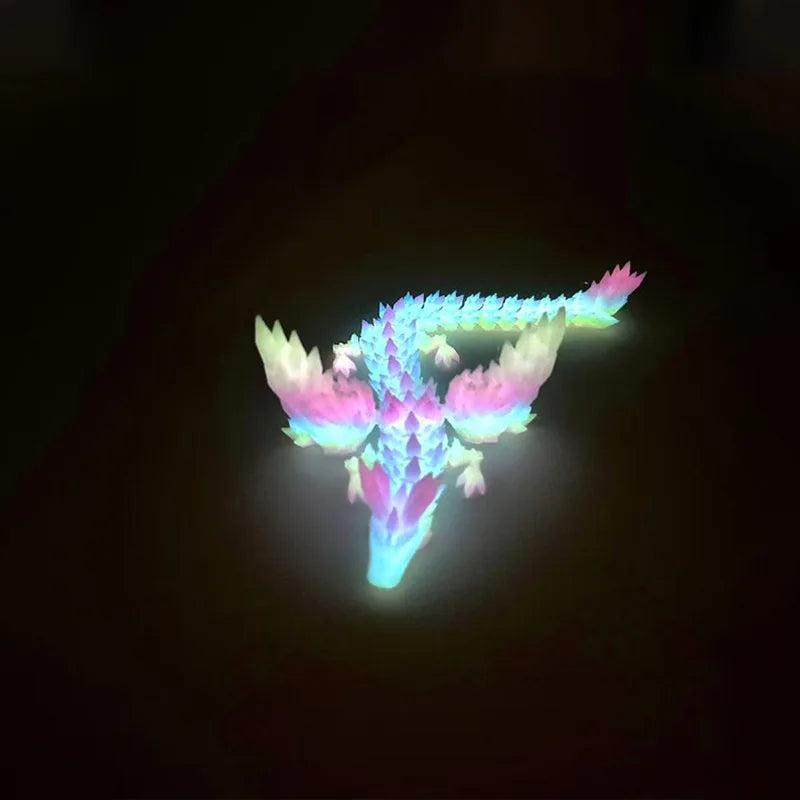 Flying Dragon 3D prints movable joints