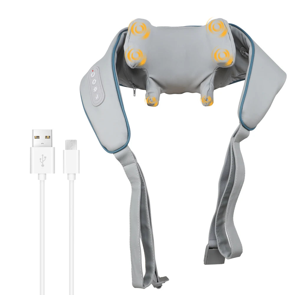 Deep Kneading Neck Hand-Shaped Massager Wireless