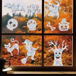 PVC stickers for Christmas window decoration