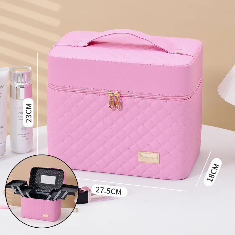 Six-Open Makeup Case  Beauty Tool makeup bag