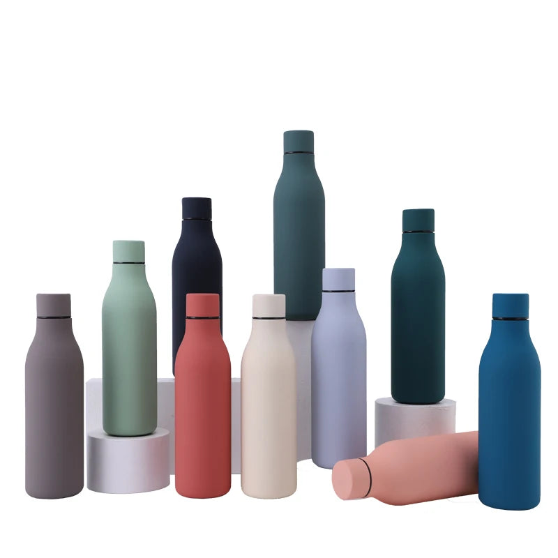 Frosted Soft Touch Insulated Drink Bottle  550ml