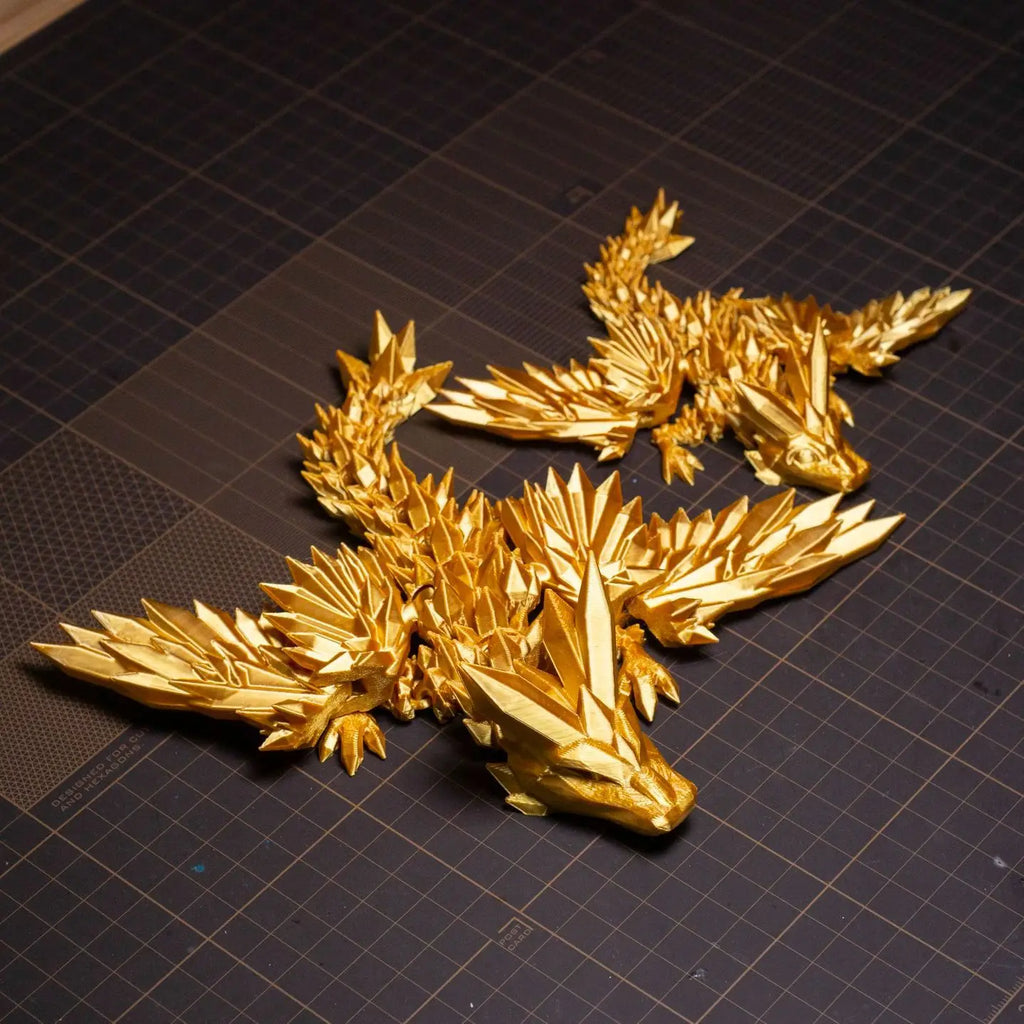 Flying Dragon 3D prints movable joints
