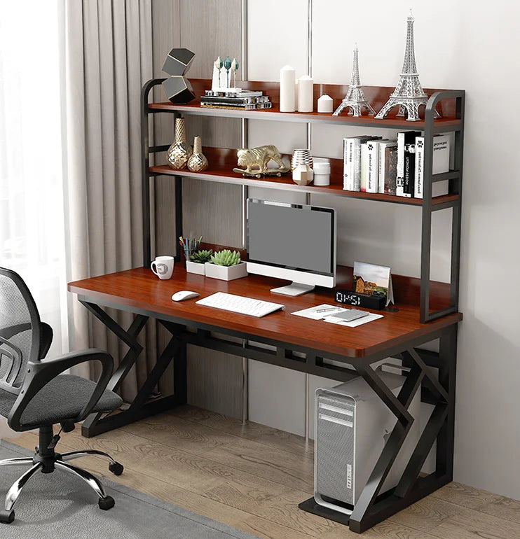 Computer Desk with Desk and Book Shelf