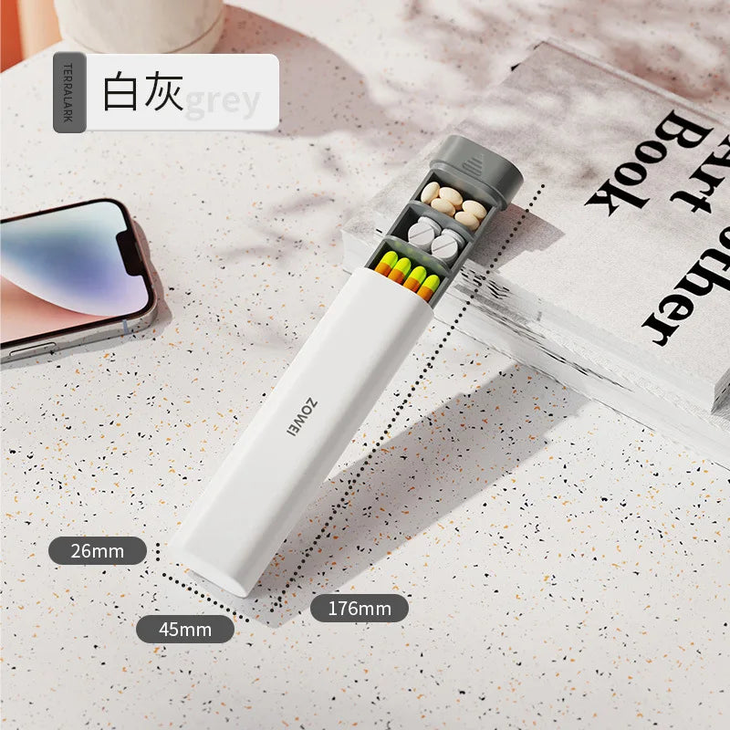 Weekly Pill Box with 7 Compartments