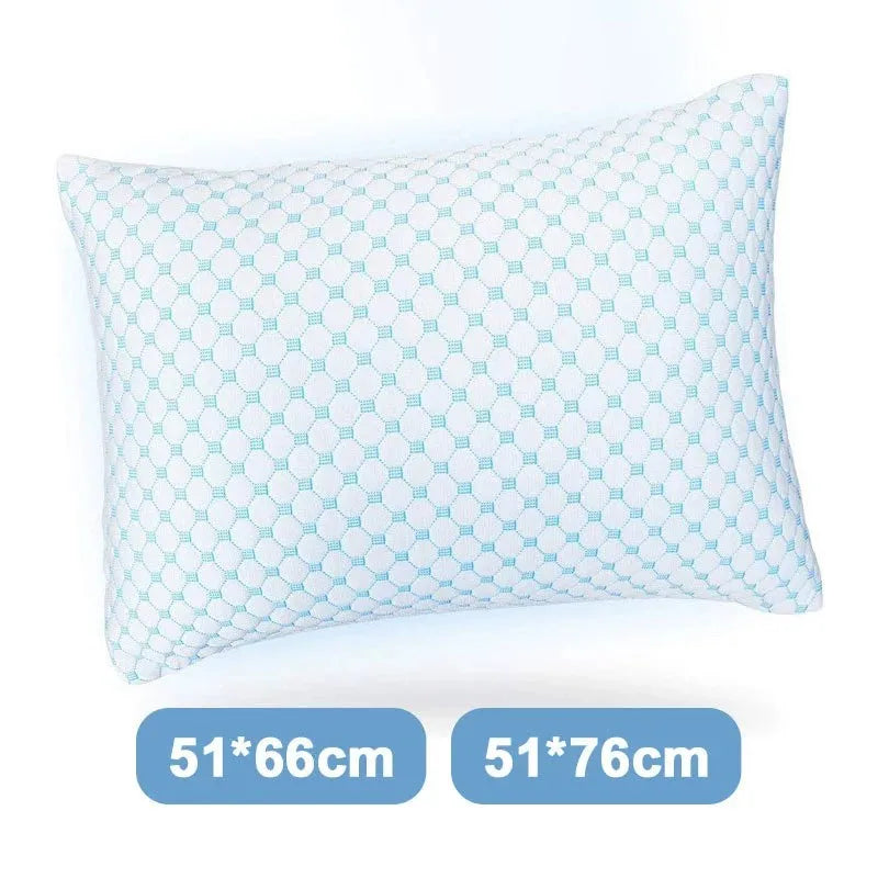 Cooling Bamboo Fabric Orthopedic Memory Foam Adjustable Sleep Pillow