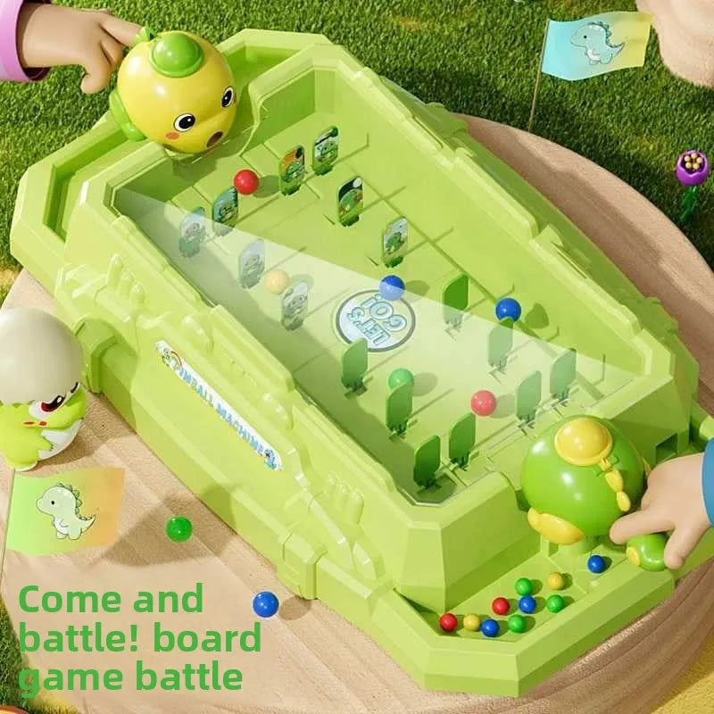 Two-Player Desktop Dinosaur Marble Battle Game Machine