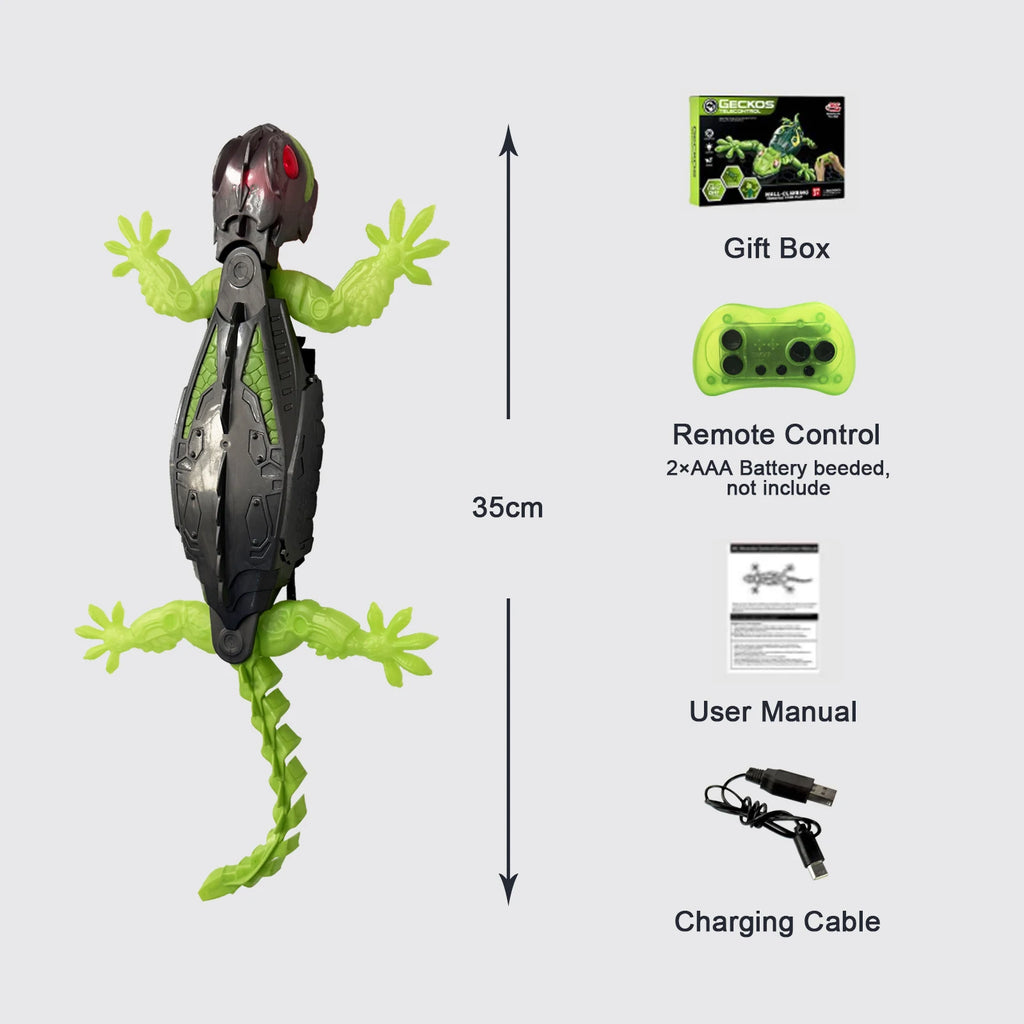 Infrared wall climbing gecko electric belt with follow me function