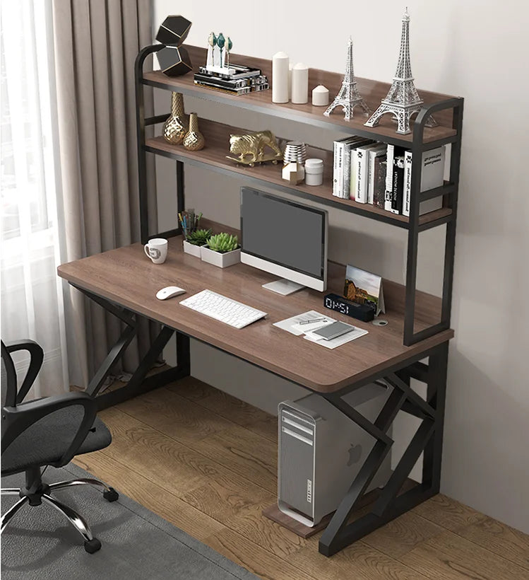 Computer Desk with Desk and Book Shelf