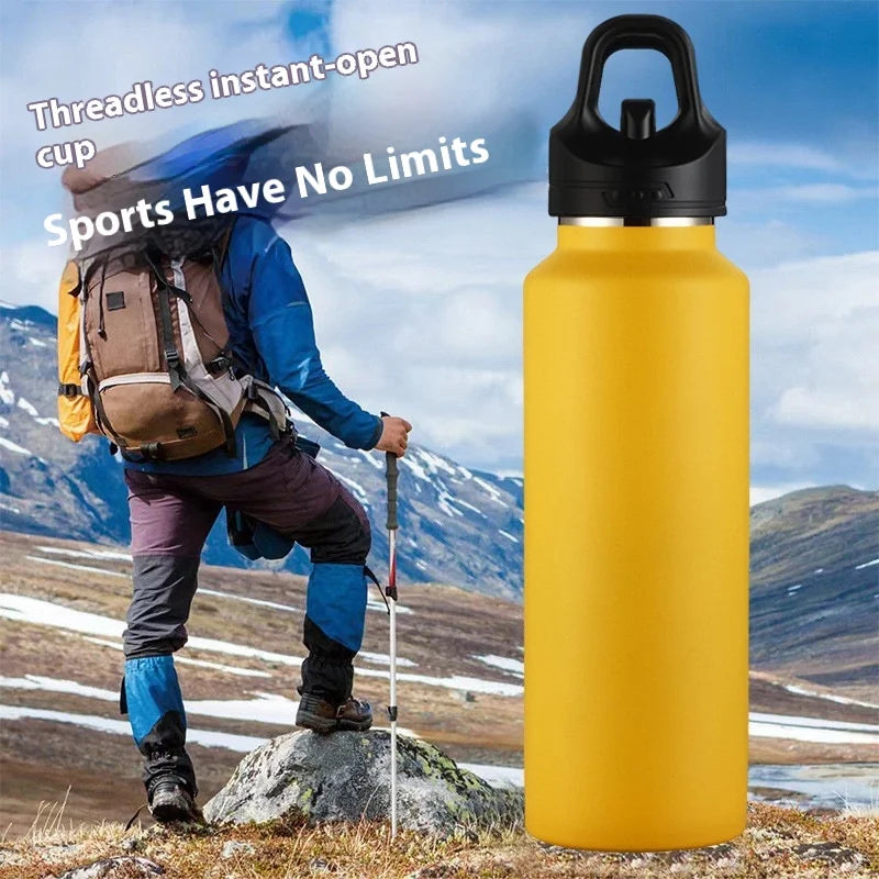 Open-Lid Thermos Cup 316 Stainless Steel  700ml