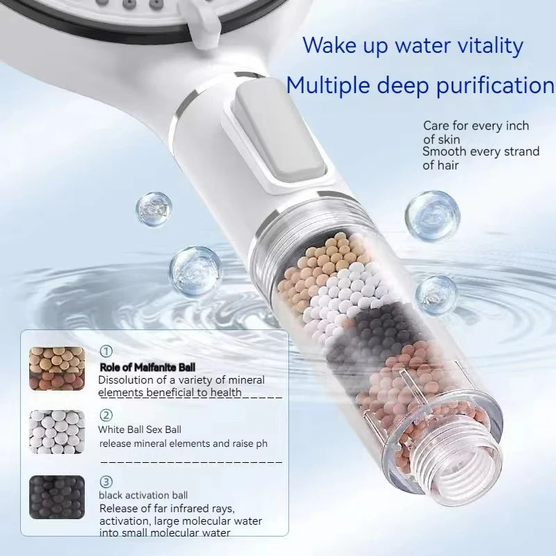 With  Filter Rain Jet Hand Shower head