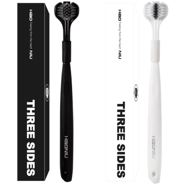 Soft Bristle Adult 3 Sided Toothbrush