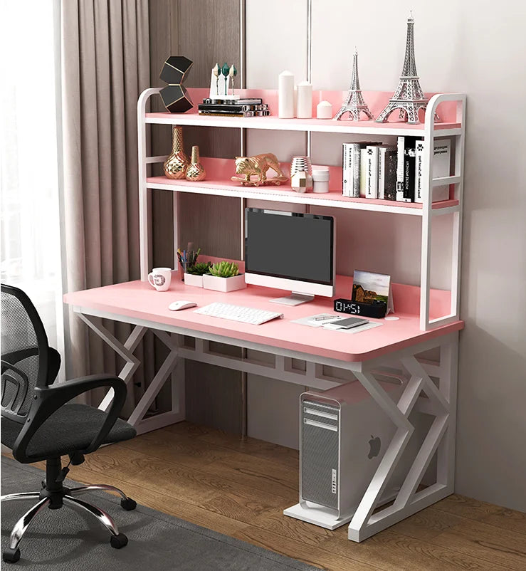 Computer Desk with Desk and Book Shelf