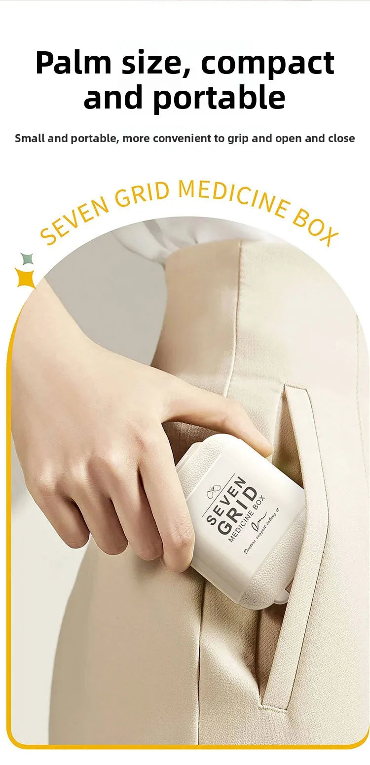 Portable Plastic Pill Box