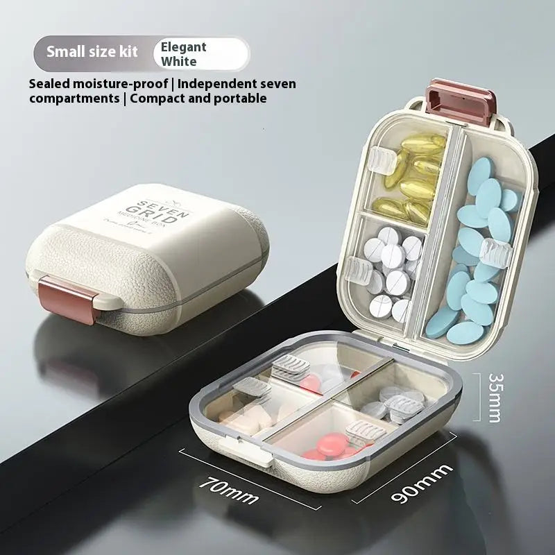 Portable Plastic Pill Box