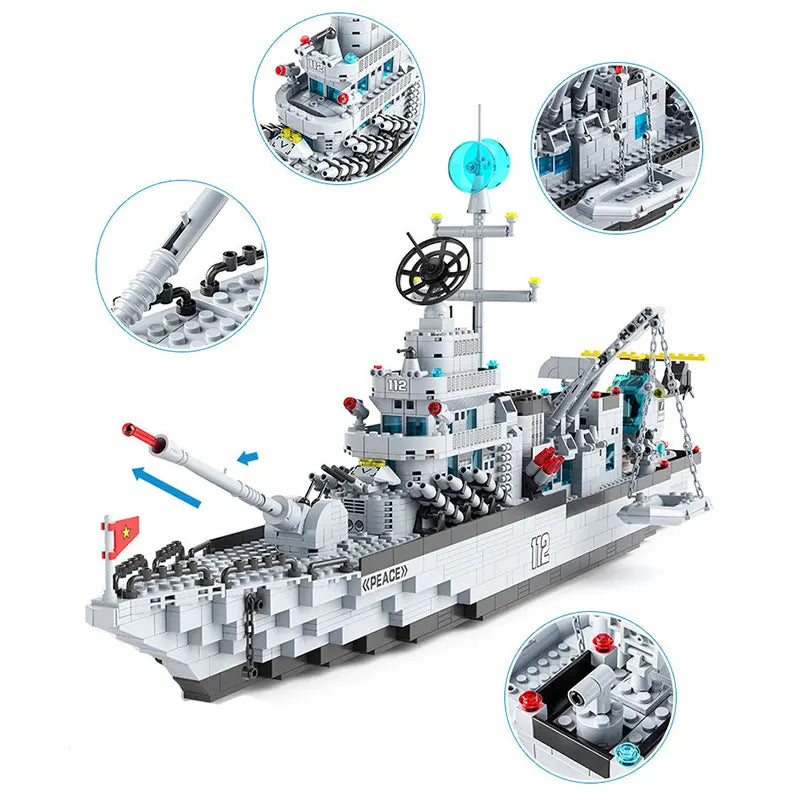 Pirate Ship Battleship Building Blocks