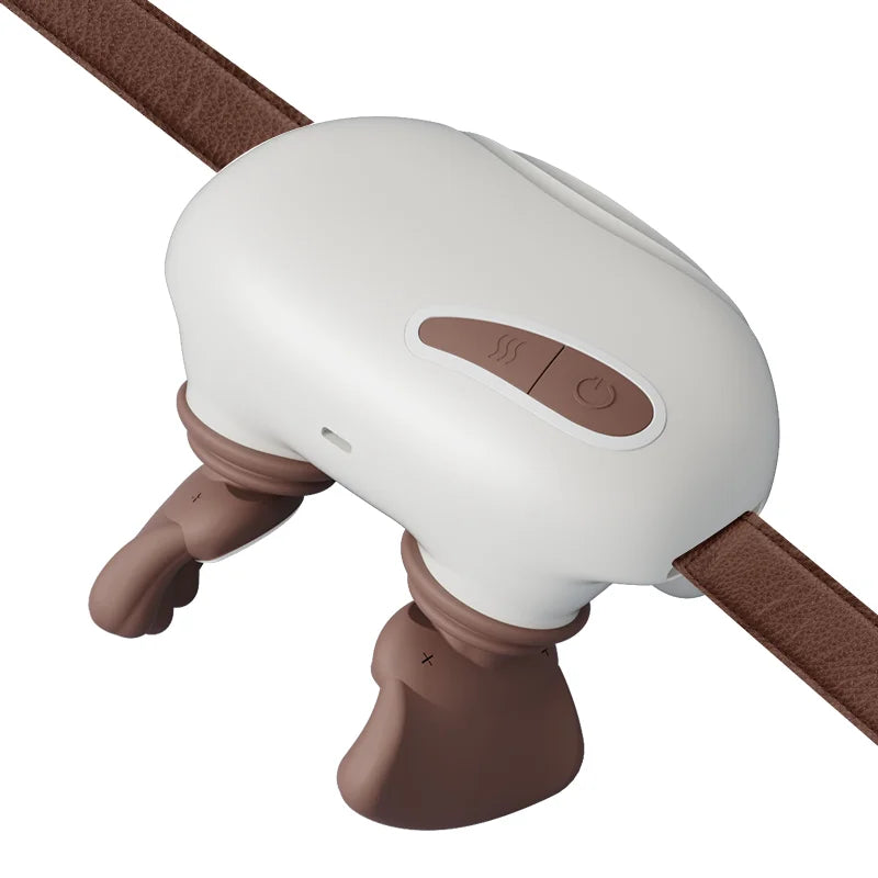 Focus kneading and heating shoulder and neck massager