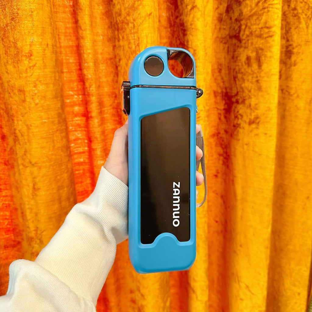 Square double-layer plastic water cup