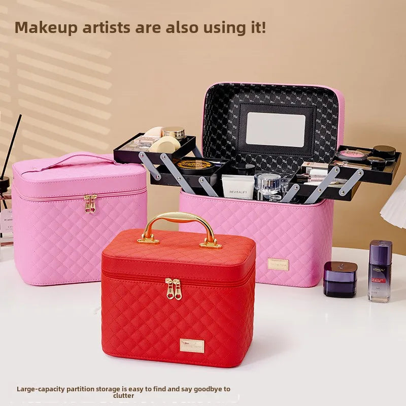 Six-Open Makeup Case  Beauty Tool makeup bag