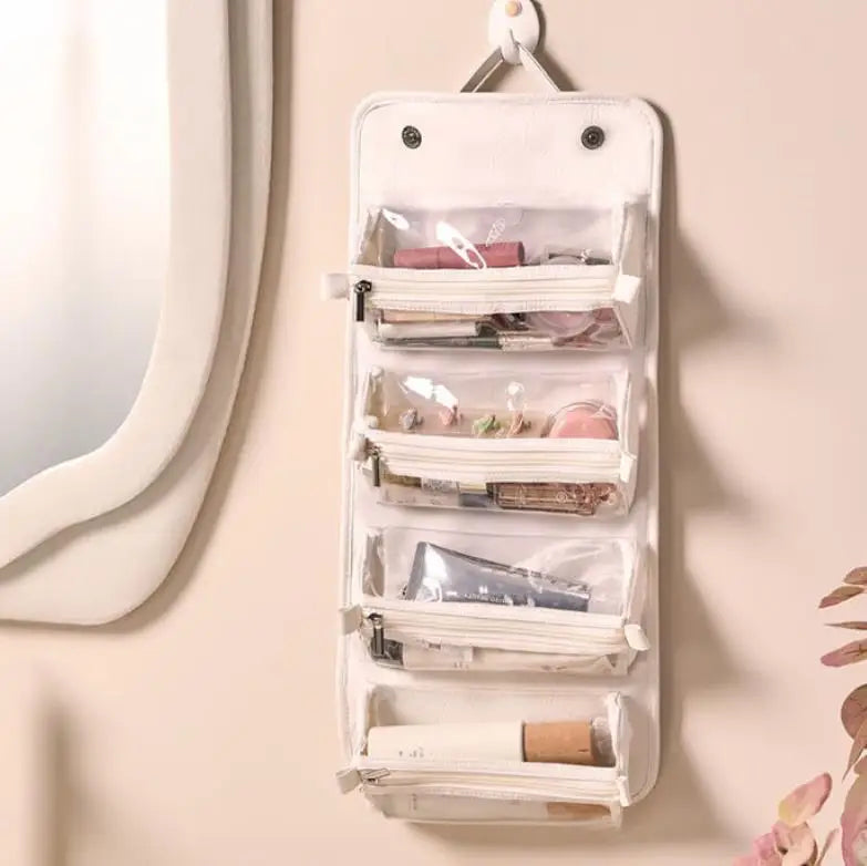 PU Leather  Roll up  Makeup Bag  40*6*5 in