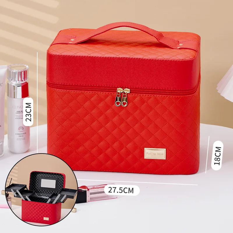 Six-Open Makeup Case  Beauty Tool makeup bag