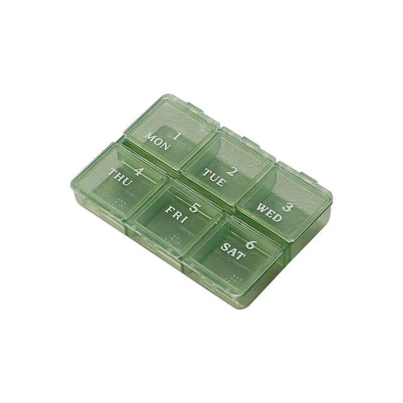 BPA-Free 6-Day Pill BoxStorage Case