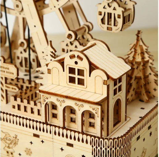 Launchable Toy 3d Wooden Puzzle Wooden