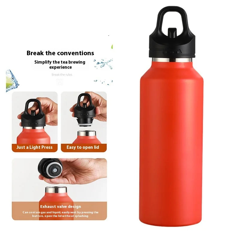 Open-Lid Thermos Cup 316 Stainless Steel  700ml