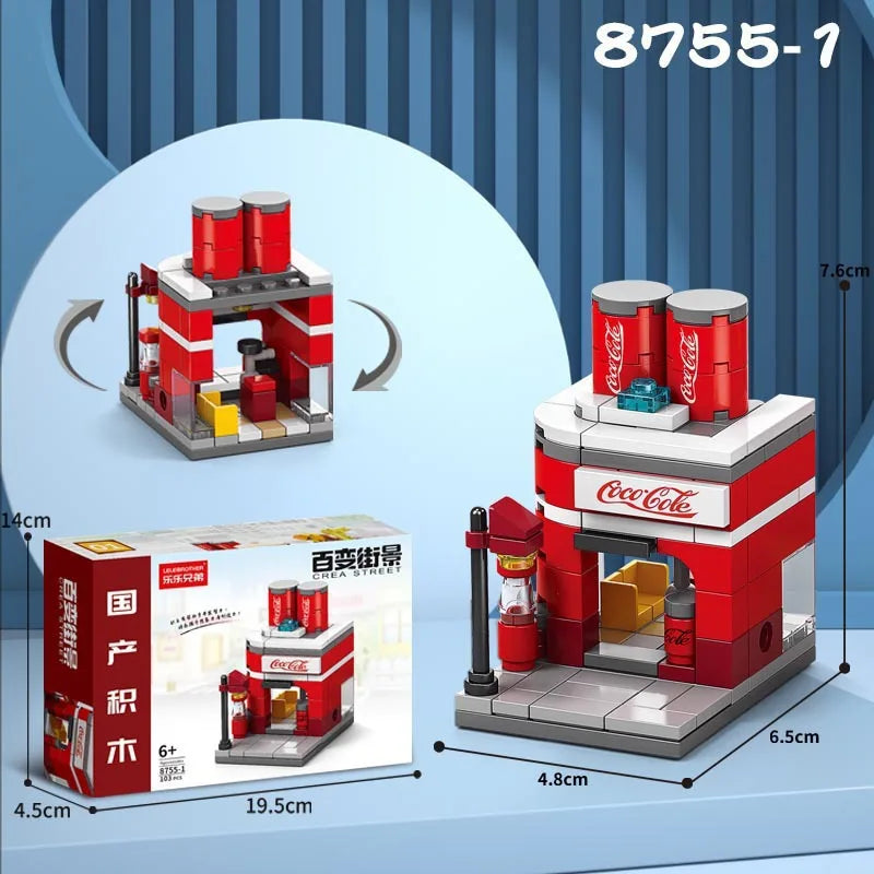 Mini Street View  Building Block Set