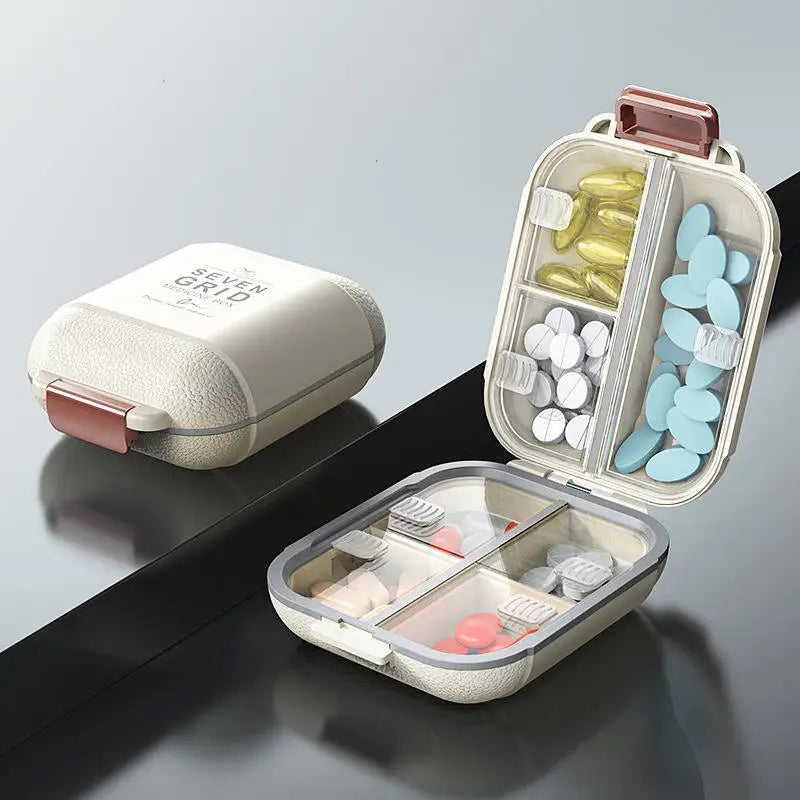 Portable Plastic Pill Box