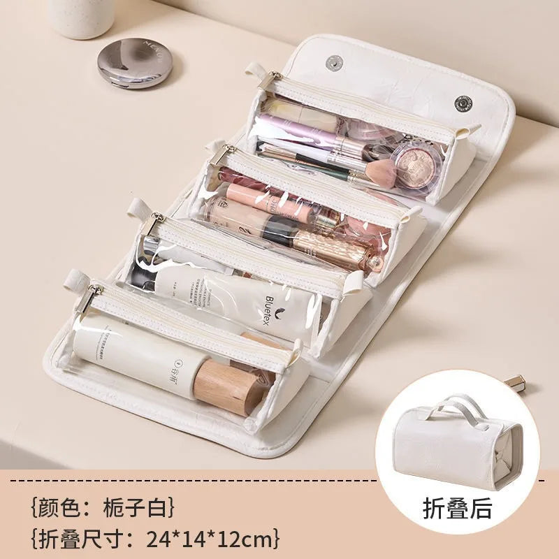 PU Leather  Roll up  Makeup Bag  40*6*5 in