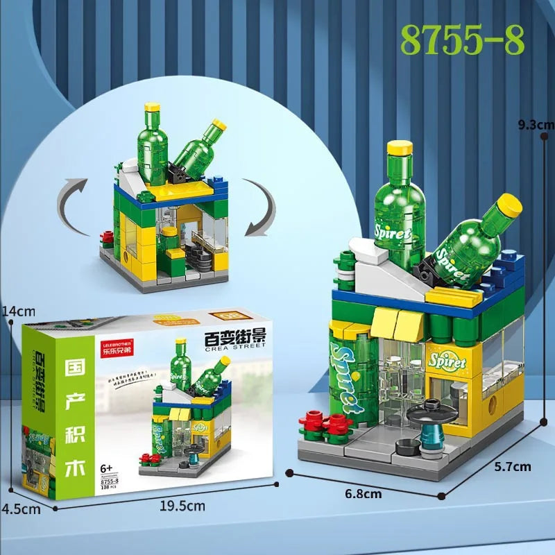 Mini Street View  Building Block Set