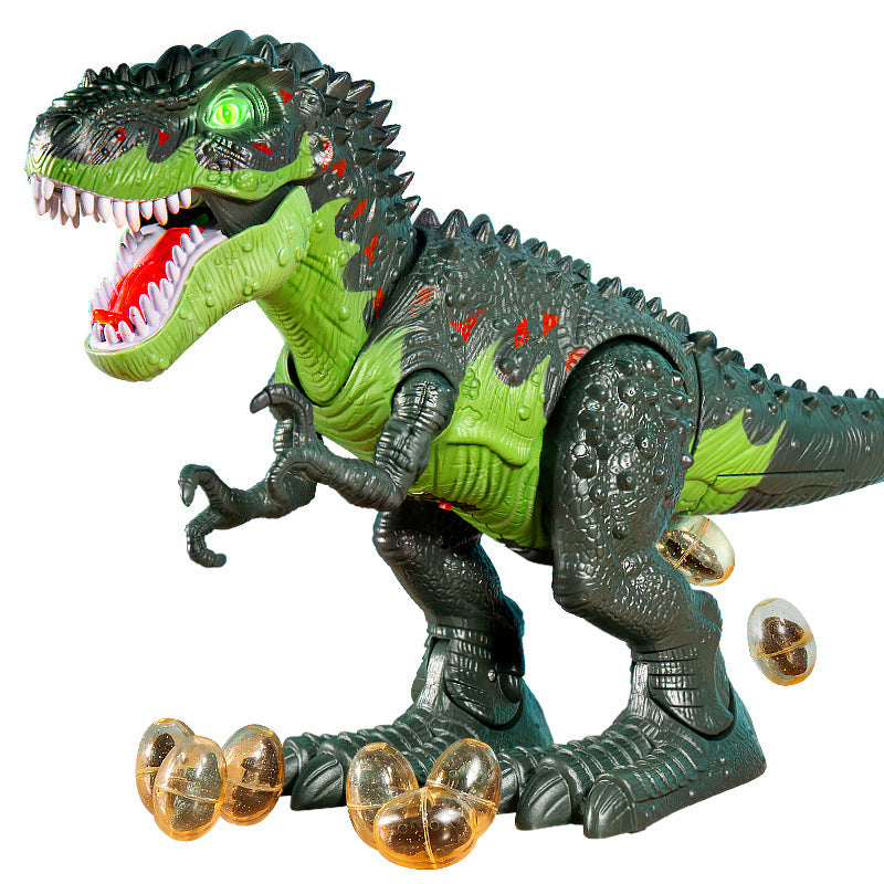 Dinosaur supersize can walk, spray and lay eggs