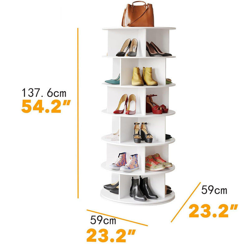 Rotating shoe rack 360 degrees 7 floors
