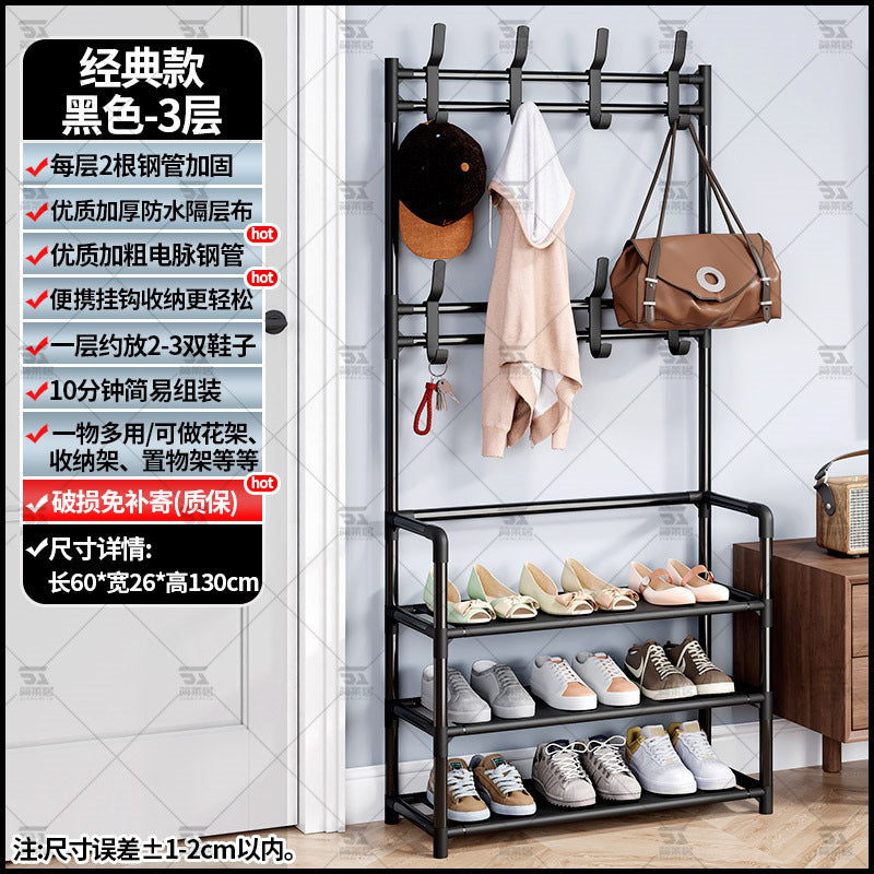 Shoe rack entrance multi-layer household interior