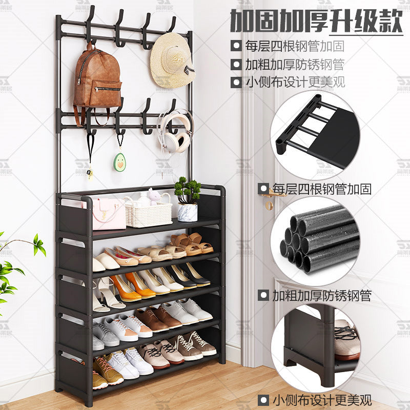 Shoe rack entrance multi-layer household interior