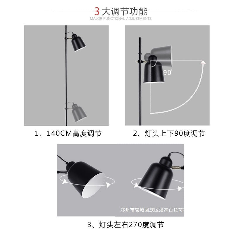 Floor lamp American retro simple led