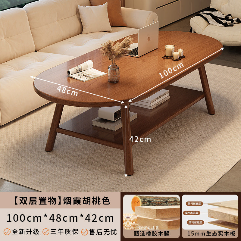Double coffee table living room home coffee table