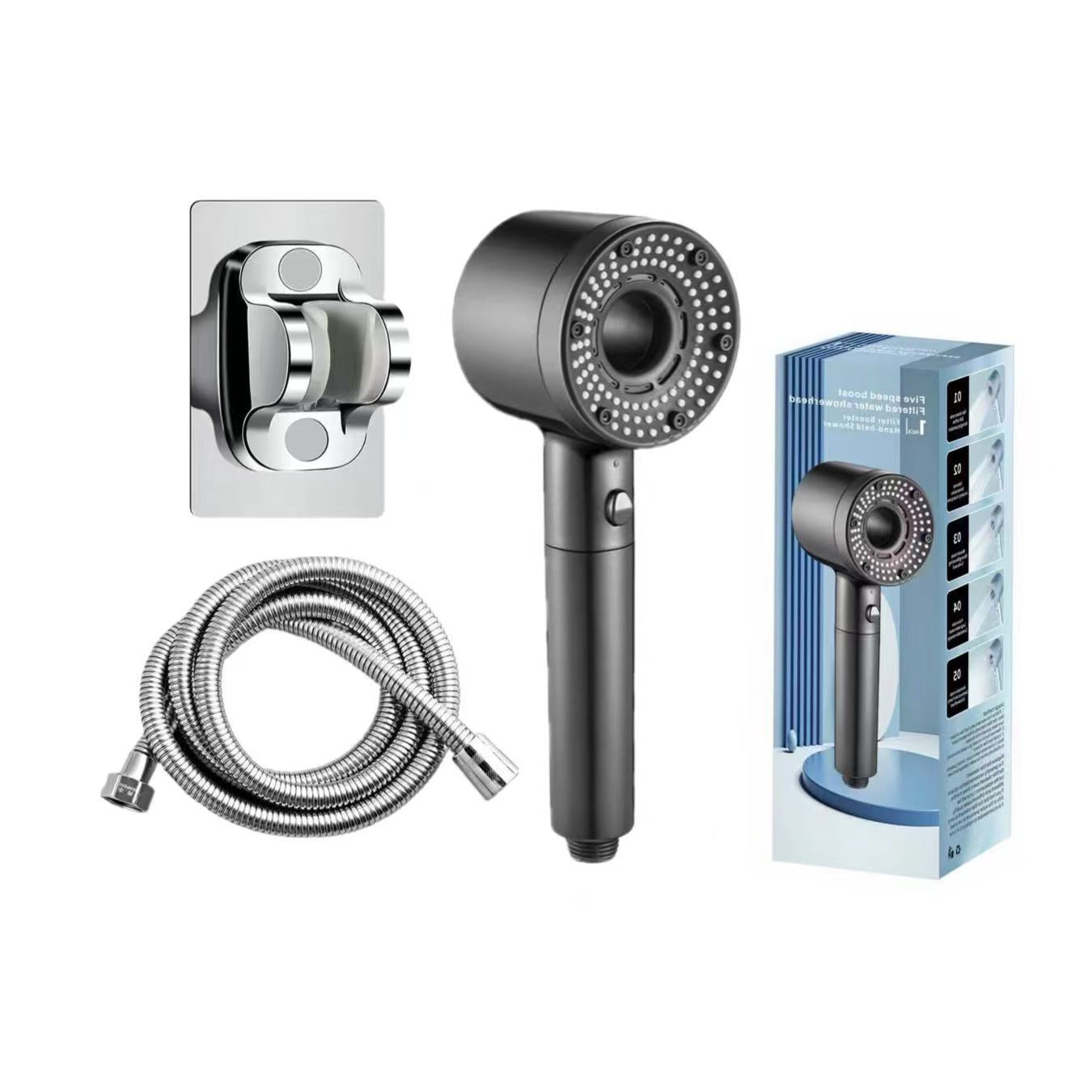 Five-speed strong  shower head and filter