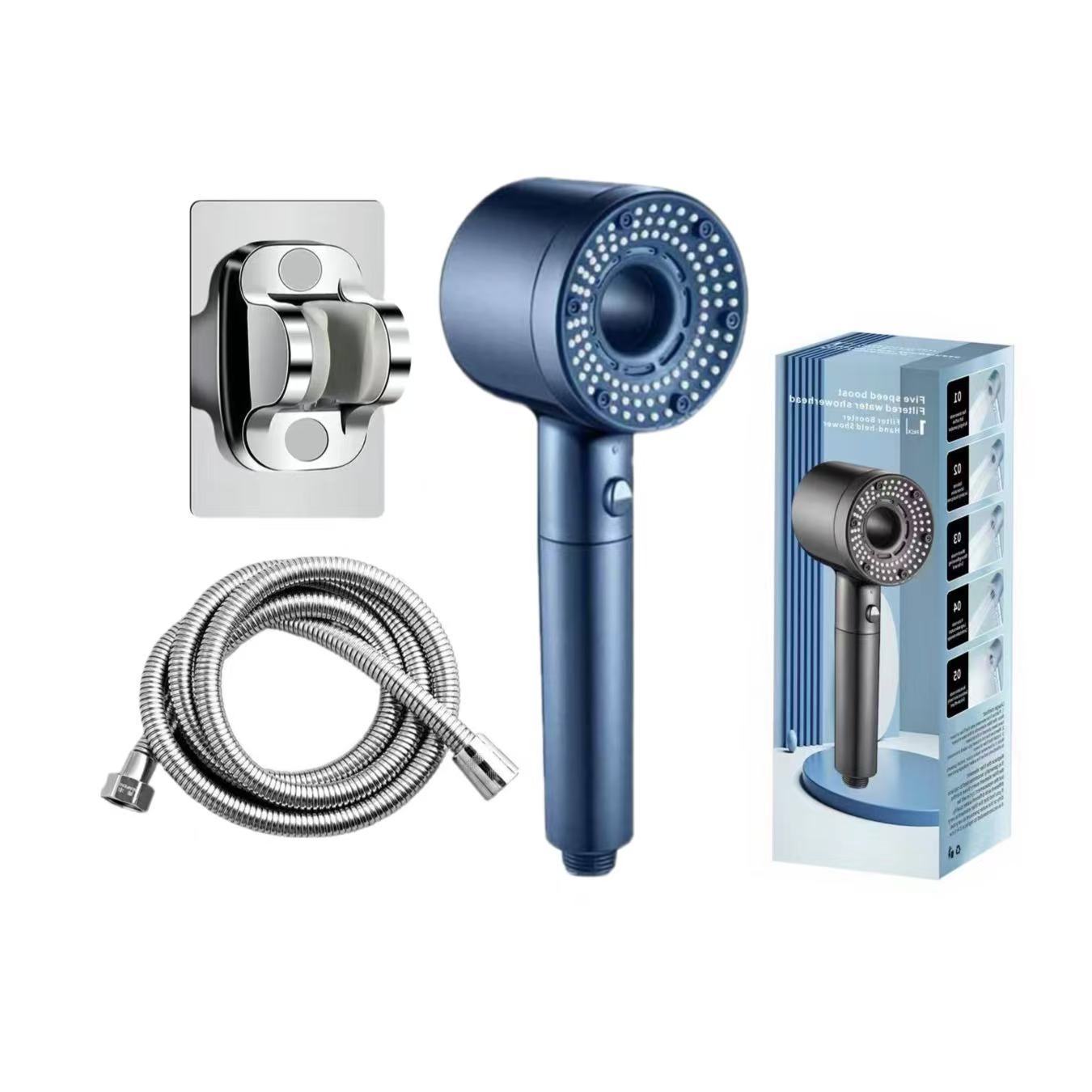 Five-speed strong  shower head and filter