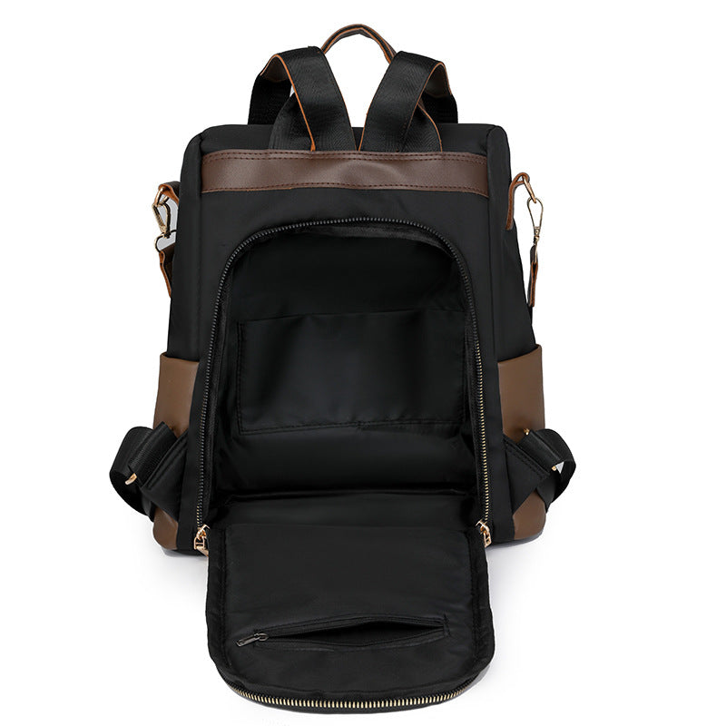 Female travel PU backpack