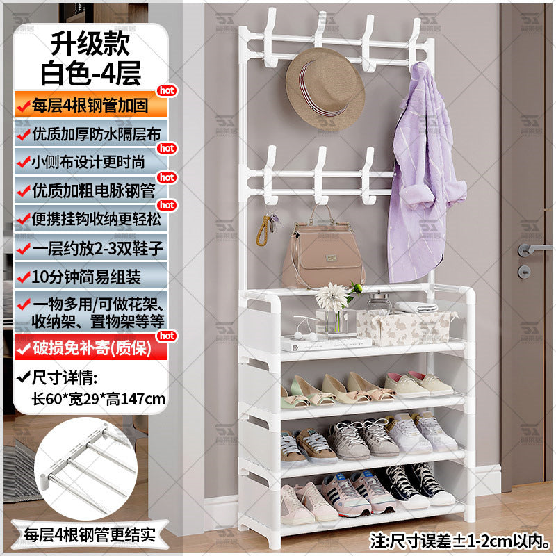 Shoe rack entrance multi-layer household interior