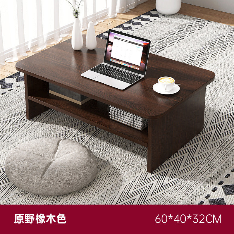 Coffee table, bedroom, low table, bed, lazy table, windowsill, small table