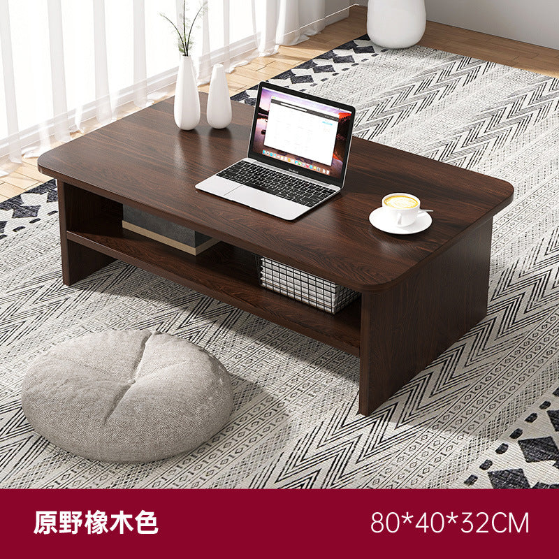 Coffee table, bedroom, low table, bed, lazy table, windowsill, small table