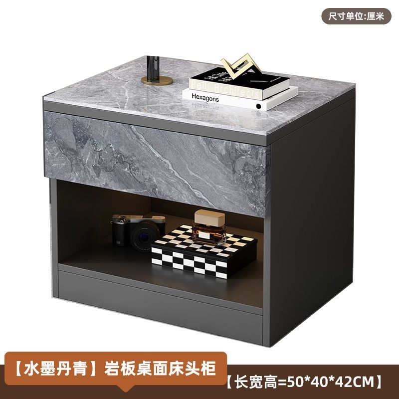 night stand Modern simple rock slab bedside table 20 * 16 * 17 inch