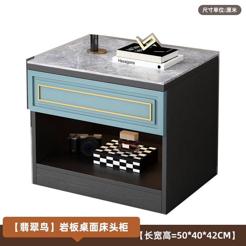 night stand Modern simple rock slab bedside table 20 * 16 * 17 inch